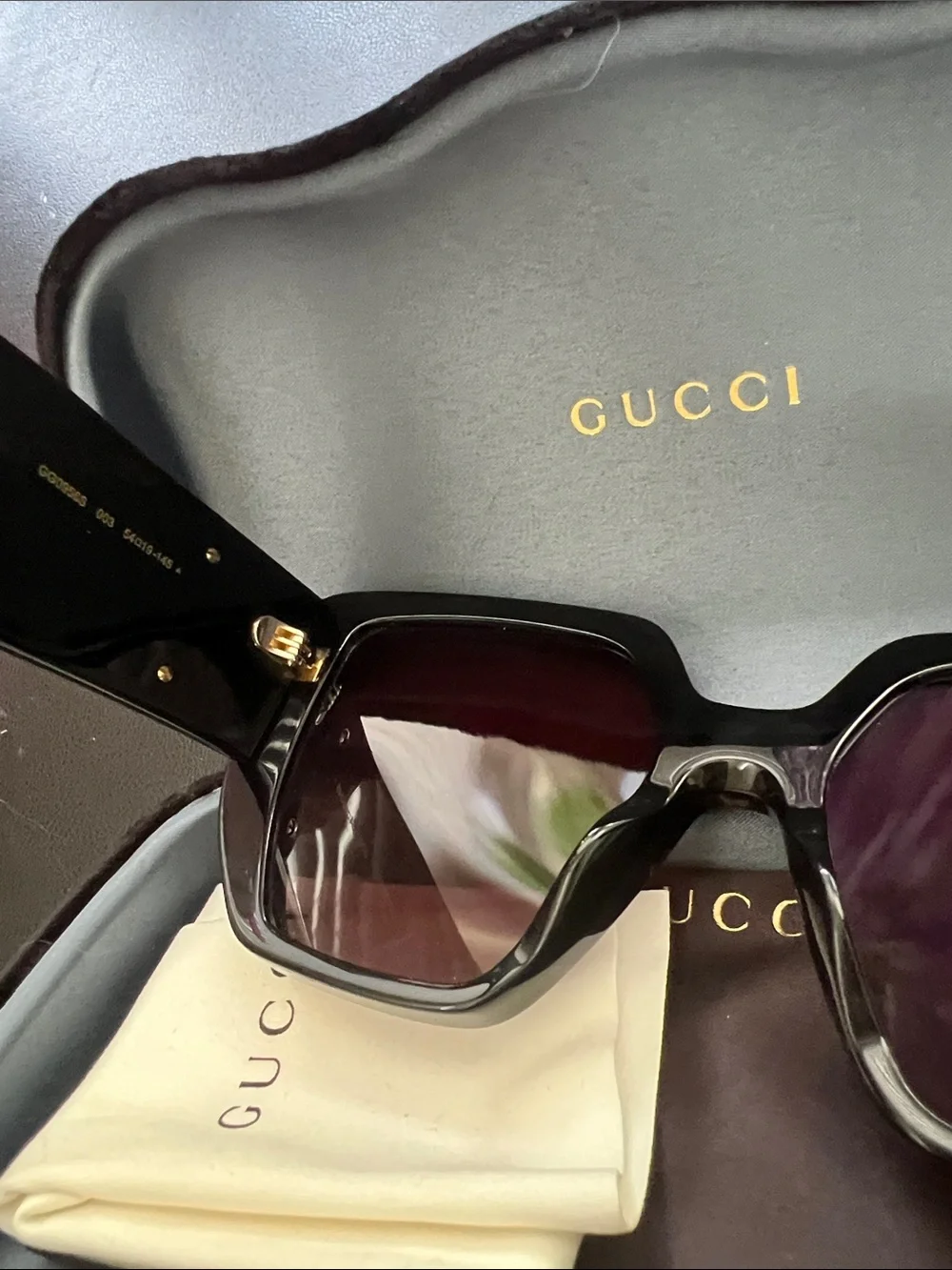 Gucci Black Cooper Sunglasses with Gradient Lenses BRAND NEW/NEVER WORN
